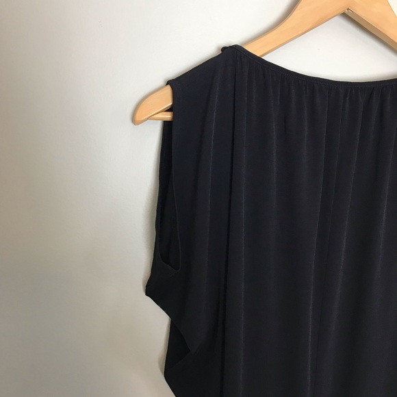 Laundry Shelli Segal Black Cold Shoulder Dress XS - Picture 7 of 7